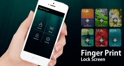 Screenshot of the application Fingerprint Lock Screen: prank Fingerprint Locker - #1