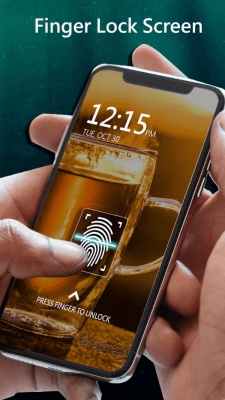 Screenshot of the application Fingerprint Lock Screen: prank Fingerprint Locker - #2