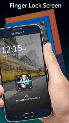 Screenshot of the application Fingerprint Lock Screen: prank Fingerprint Locker - #5