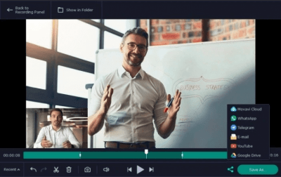 Screenshot of the application Movavi Screen Recorder - #3