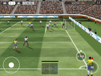 Screenshot of the application Real Football - #6
