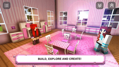 Screenshot of the application Girls building & crafting - #1