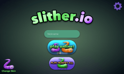 Screenshot of the application slither.io - #1