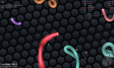 Screenshot of the application slither.io - #2