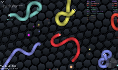 Screenshot of the application slither.io - #3