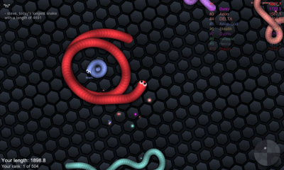Screenshot of the application slither.io - #4