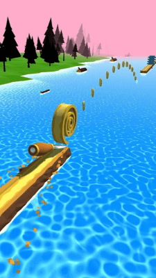 Screenshot of the application Spiral Roll - #7