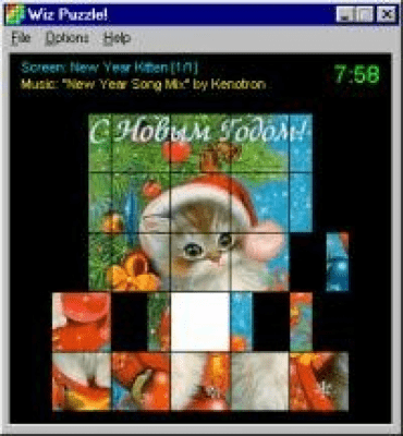 Screenshot of the application Wiz Puzzle! - #1