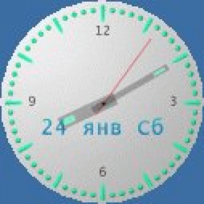 Screenshot of the application Analog Clock - #1