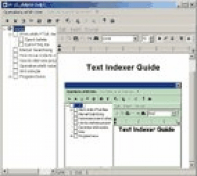 Screenshot of the application TextIndexer v1.0 - #1