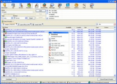 Screenshot of the application eMule - #1