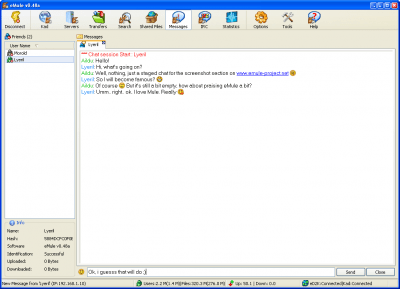 Screenshot of the application eMule - #5