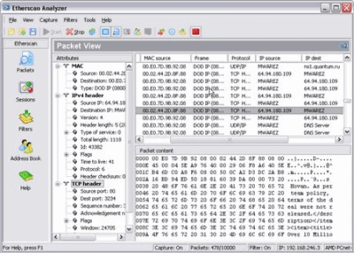 Screenshot of the application Etherscan Analyzer - #1