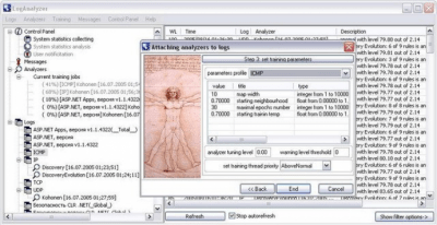 Screenshot of the application winLogAnalyzer - #4