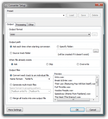 Screenshot of the application foobar2000 for Windows - #2