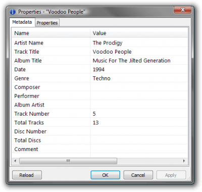 Screenshot of the application foobar2000 for Windows - #4