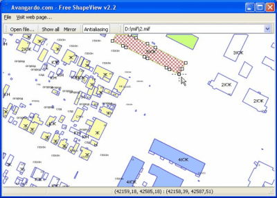 Screenshot of the application Avangardo Free ShapeView - #2