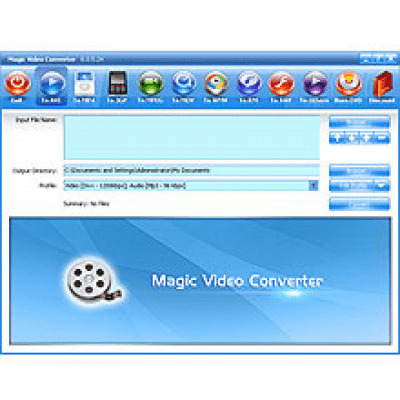 Screenshot of the application Magic Video Converter - #1