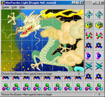 Screenshot of the application AbcPuzzles - #1