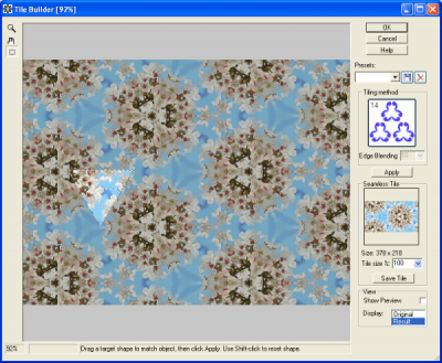 Screenshot of the application Tile Builder - #1