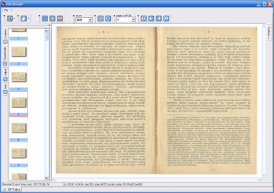 Screenshot of the application DjVuReader - #1
