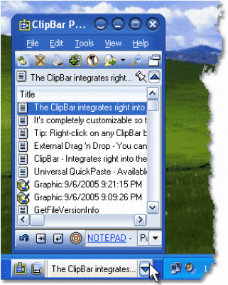 Screenshot of the application ClipMate Clipboard - European Languages - #1