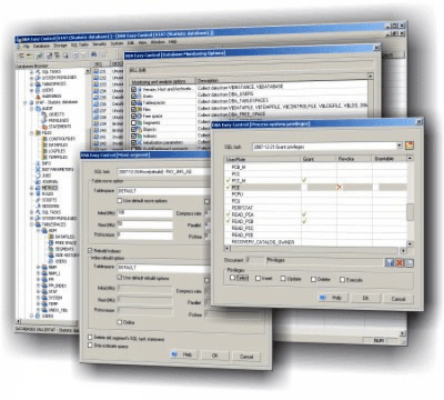 Screenshot of the application DBA Easy Control - #1