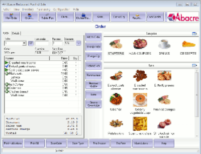 Screenshot of the application Abacre Restaurant Point of Sale - #1