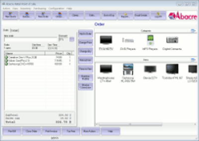 Screenshot of the application Abacre Retail Point of Sale - #1
