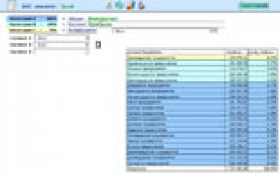 Screenshot of the application ABC Sales Analysis: Prof. - #1