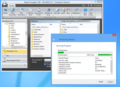 Screenshot of the application Master Voyager - #1