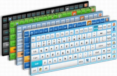 Screenshot of the application Hot Virtual Keyboard - #1