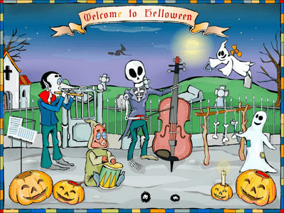 Screenshot of the application Welcome To Halloween Screensaver - #1