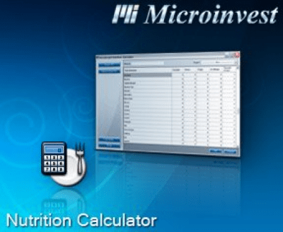 Screenshot of the application Microinvest Nutrition Calculator - #1