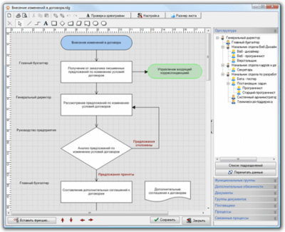 Screenshot of the application Fox Manager Business Processes - #1