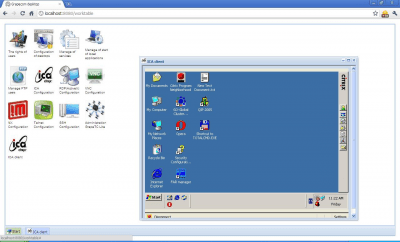 Screenshot of the application Business Desk - #1