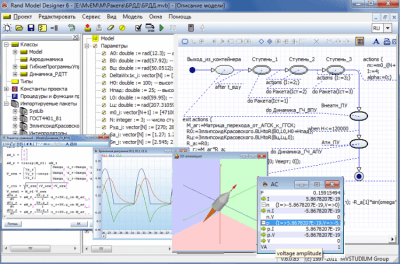 Screenshot of the application Rand Model Designer - #1