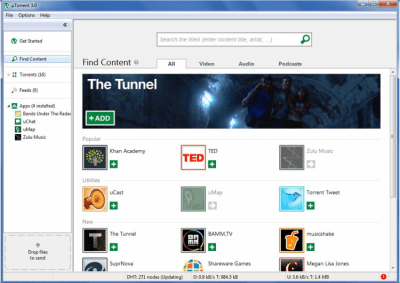 Screenshot of the application uTorrent - #2