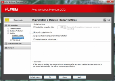 Screenshot of the application Avira Antivirus Pro - #1