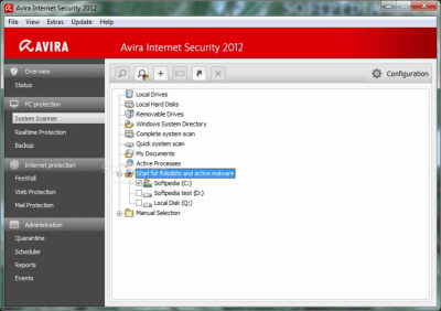 Screenshot of the application Avira Internet Security Suite - #1