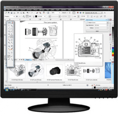 Screenshot of the application CorelDRAW Technical Suite - #1