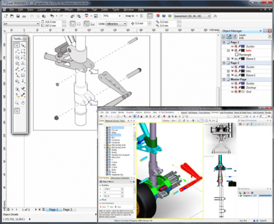 Screenshot of the application CorelDRAW Technical Suite - #2