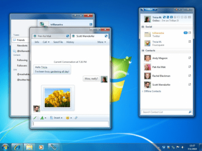 Screenshot of the application Trillian - #1