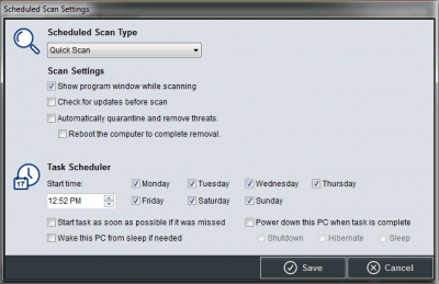 Screenshot of the application SUPERAntiSpyware - #6