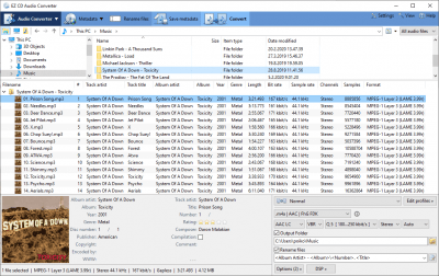 Screenshot of the application EZ CD Audio Converter - #1