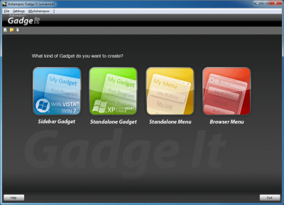 Screenshot of the application Ashampoo  Gadge It - #2