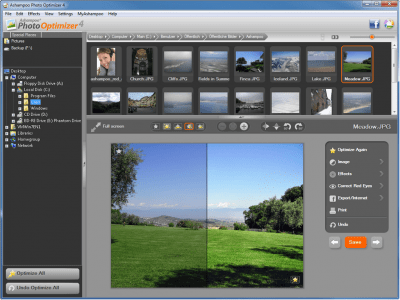 Screenshot of the application Ashampoo Photo Optimizer - #1