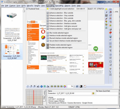 Screenshot of the application Screenshot Captor - #3