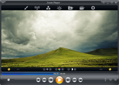 Screenshot of the application Zoom Player Free - #1