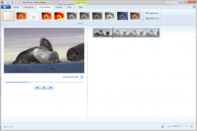 Screenshot of the application Windows Movie Maker 2012 - #3